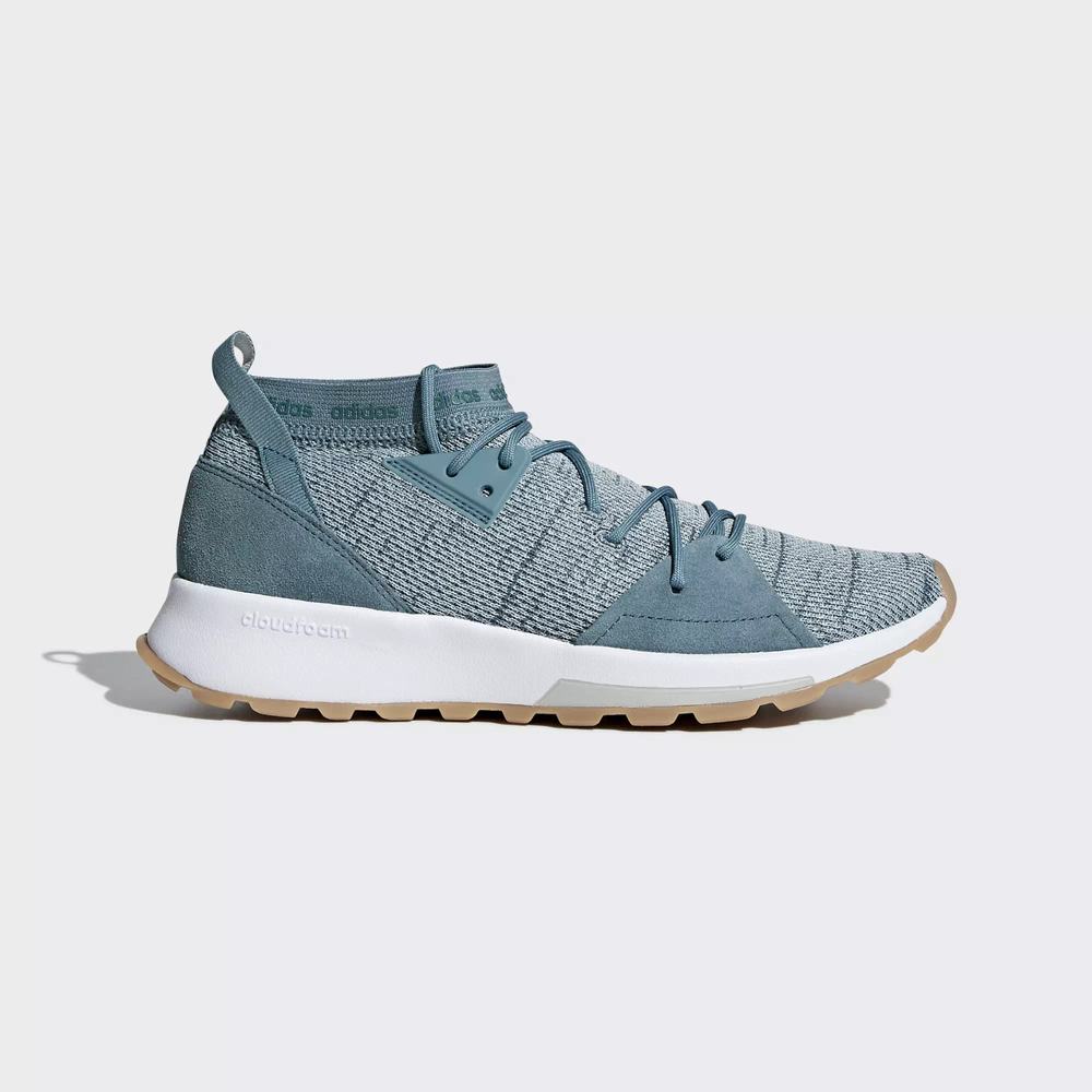 Adidas Quesa Tenis Para Correr Verdes Para Mujer (MX-25532)